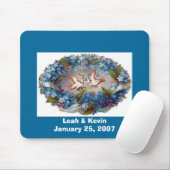 Tapis De Souris Date de mariage Mousepad (Avec souris)