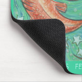 Tapis De Souris Dates de mousepad de Zodiac Pisces (Coin)