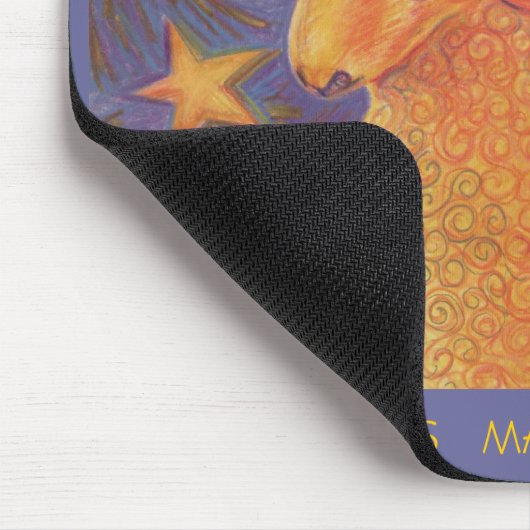 Tapis De Souris Dates de mousepad Zodiac Aries (Coin)