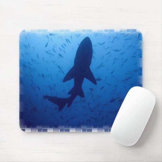 Tapis de souris d'attaque de requin (Avec souris)