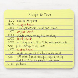 Tapis De Souris D'aujourd'hui ont fait