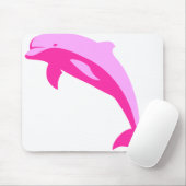 Tapis De Souris Dauphin rose (Avec souris)