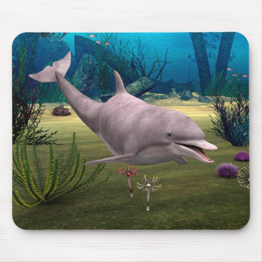 Tapis De Souris Dauphin souriant (Devant)