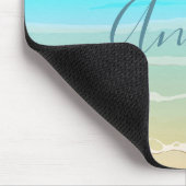 Tapis de souris dauphin sur le thème de la plage  (Coin)
