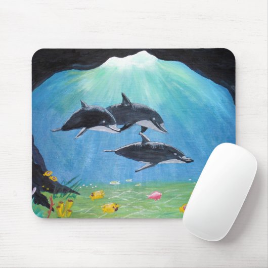 Tapis De Souris Dauphins (Avec souris)