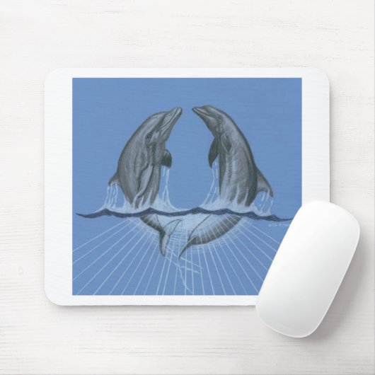 Tapis De Souris Dauphins de danse (Avec souris)