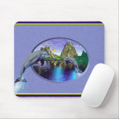 Tapis De Souris Dauphins Mousepad (Avec souris)