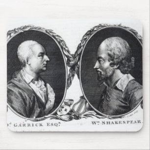 Tapis De Souris David Garrick et Shakespeare