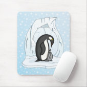Tapis De Souris Davin et Annie les Penguins Mousepad (Avec souris)