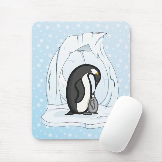 Tapis De Souris Davin et Annie les Penguins Mousepad (Avec souris)