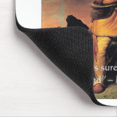 Tapis De Souris Davy Crocket "Go Ahead" Citation de sagesse (Coin)