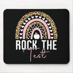 Tapis De Souris Day Rock L'enseignant de test Rainbow Leopard étud
