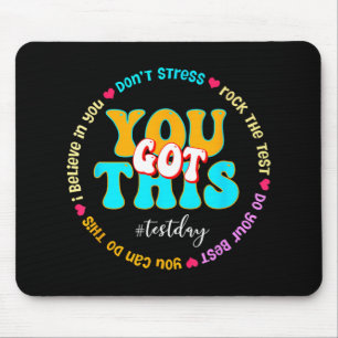 Tapis De Souris Day Rock The Test Teacher Test Day Vous Avez Obten