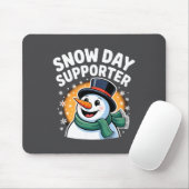 Tapis De Souris Day Snow Supporter Shirt (Avec souris)