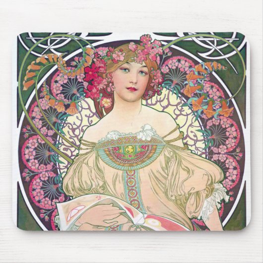 Tapis De Souris Daydream (printemps), Mucha (Devant)