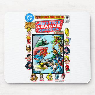 Tapis De Souris Dc Comics Justice League Crisis On Earth Comic Cov