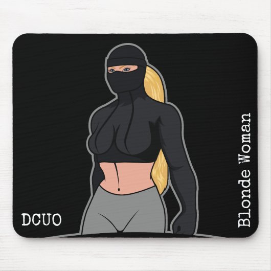 Tapis De Souris DCUO Blonde Woman Mousepad (Devant)