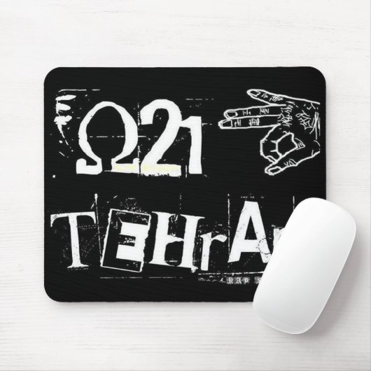 Tapis de souris de 021 Téhéran (Avec souris)