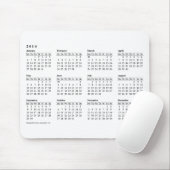 tapis de souris de 2014 calendriers (Avec souris)