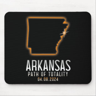 Tapis De Souris De Arkansas Chemin De Totalité 4.8.24 Total Solair