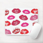 tapis de souris de baiser de lèvres (Avec souris)
