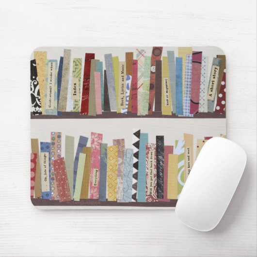Tapis de souris de balade de bibliothèque (Avec souris)