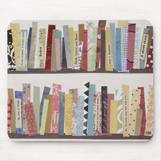 Tapis de souris de balade de bibliothèque (Devant)