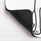 Tapis de souris de bande dessinée de chien de (Coin)