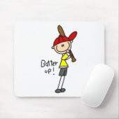 Tapis de souris de baseball Batter Up (Avec souris)