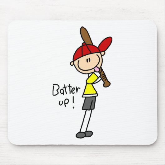 Tapis de souris de baseball Batter Up (Devant)