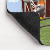 Tapis de souris de basse-cour avec les vaches et (Coin)