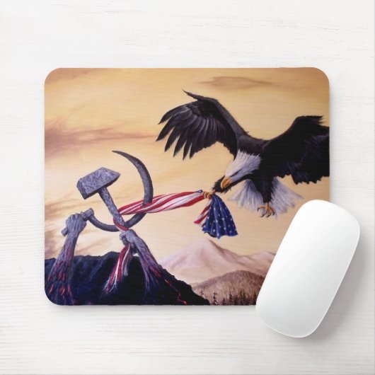 Tapis de souris "de bataille de libertés" (Avec souris)