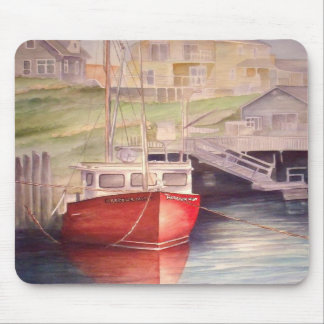 Tapis de souris de bateau de la crique de Peggy