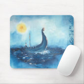 Tapis de souris de bateau de Viking (Avec souris)