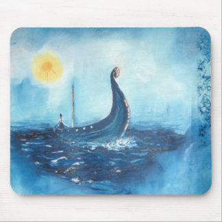 Tapis de souris de bateau de Viking