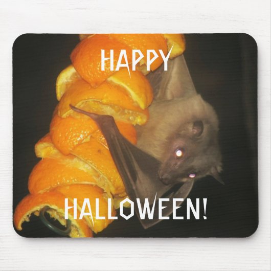 Tapis de souris de batte de Halloween (Devant)