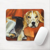 Tapis de souris de beagle de Lucy (Avec souris)