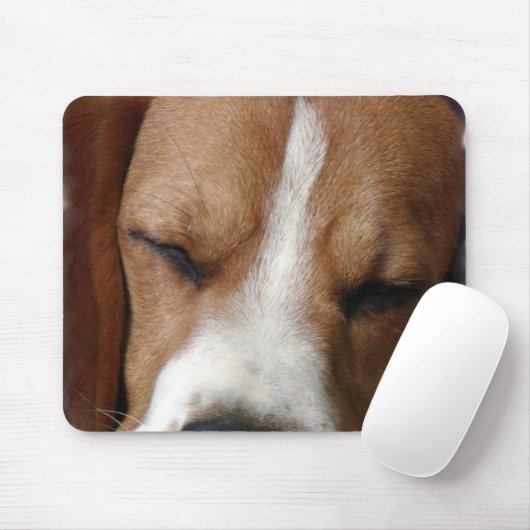 Tapis de souris de beagle de sommeil (Avec souris)