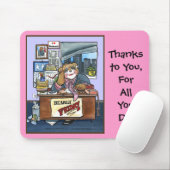 Tapis de souris de Bearly vendredi (Avec souris)