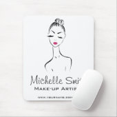 Tapis De Souris De belles lèvres roses composent la marque de l'ar (Avec souris)