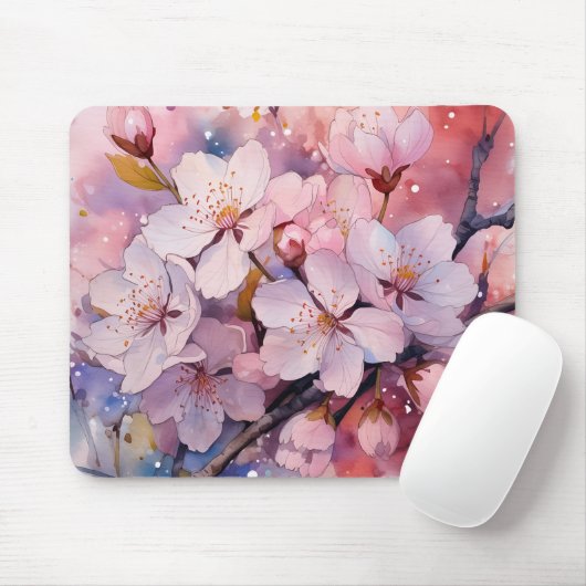 Tapis De Souris De Belles Plaques De Souris Fleurs (Avec souris)