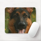 Tapis de souris de berger allemand (Avec souris)
