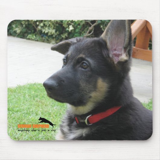 Tapis de souris de berger allemand (Devant)