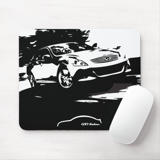 Tapis de souris de berline d'Infiniti G37 (Avec souris)