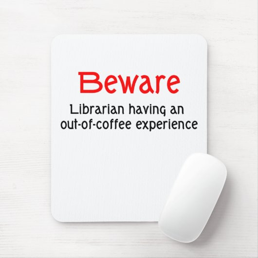 Tapis de souris de bibliothécaire (Avec souris)