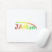 tapis de souris de blanc de jamon (Avec souris)