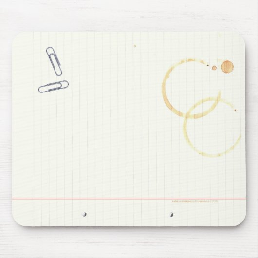 Tapis de souris de bloc-notes (Devant)