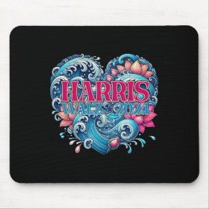 Tapis De Souris De Blue Lotus Pour Kamala Harris 2024 Wheimer 2024