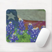 Tapis de souris de bluebonnet de Texas (Avec souris)