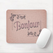 Tapis de souris de Bonjour (Avec souris)